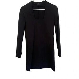 Kate Spade Saturday Black Squared Neck Dress